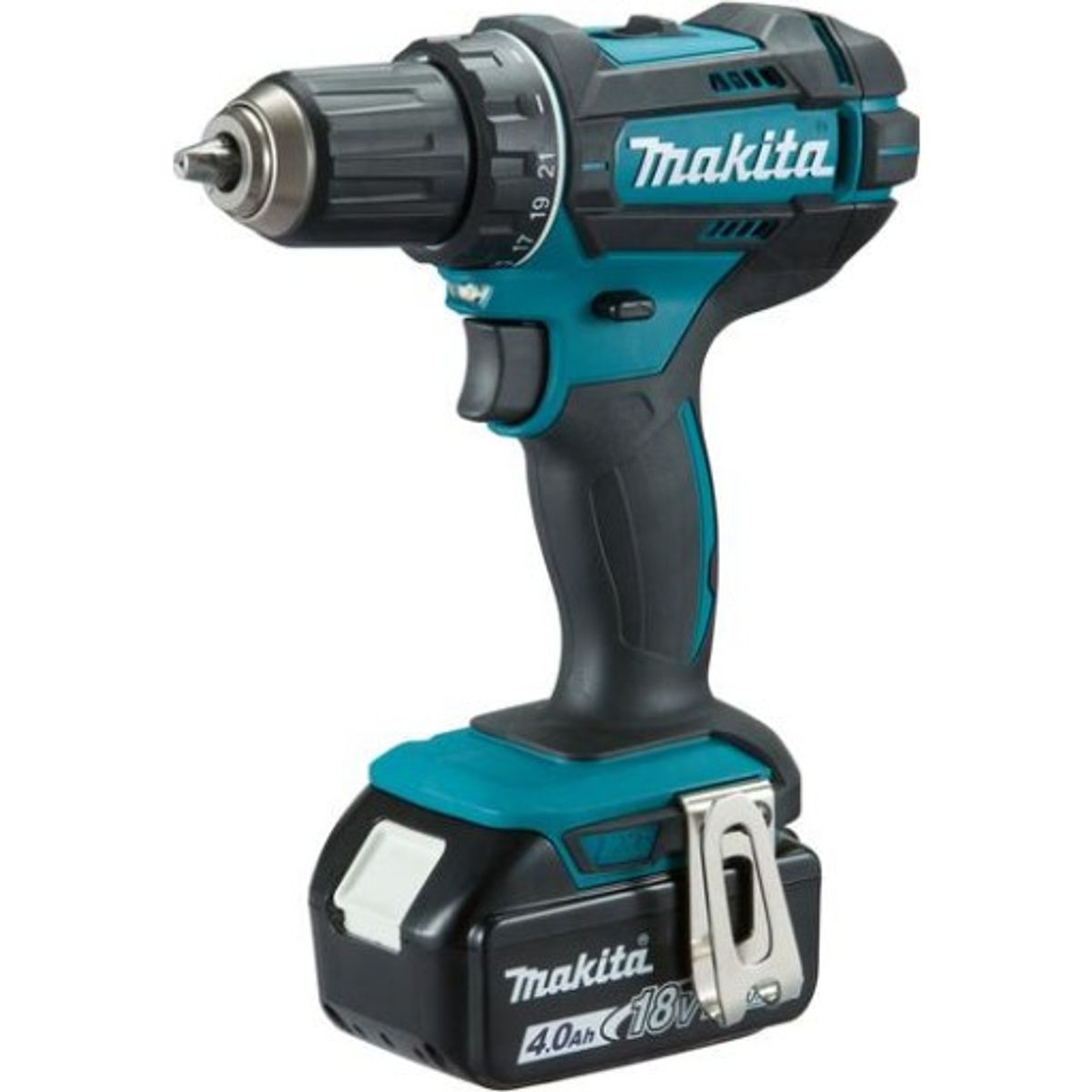 Makita Bore/Skruemaskine med batterier 3 x 18 Volt/4,0 Ah