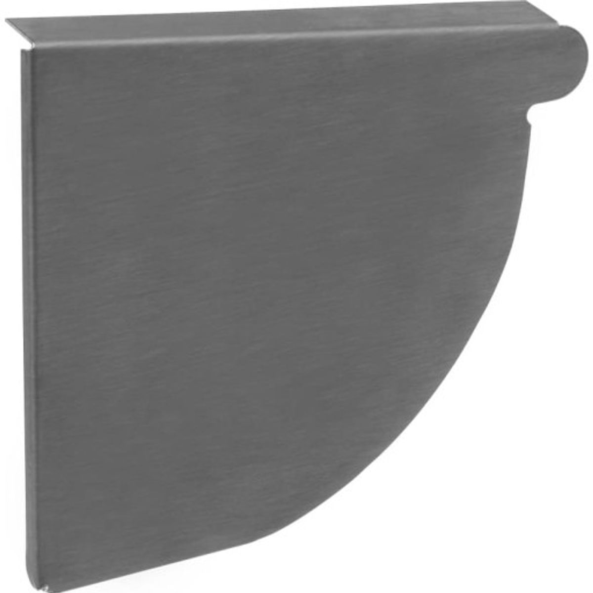 VMZINC endebund, arkitekt, venstre, QUARTZ-ZINC - 333 mm