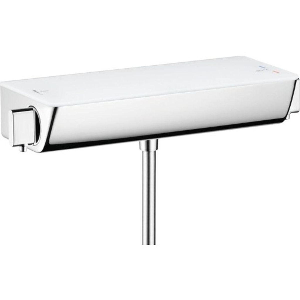 Hansgrohe Ecostat Select brusearmatur, krom/hvid glas