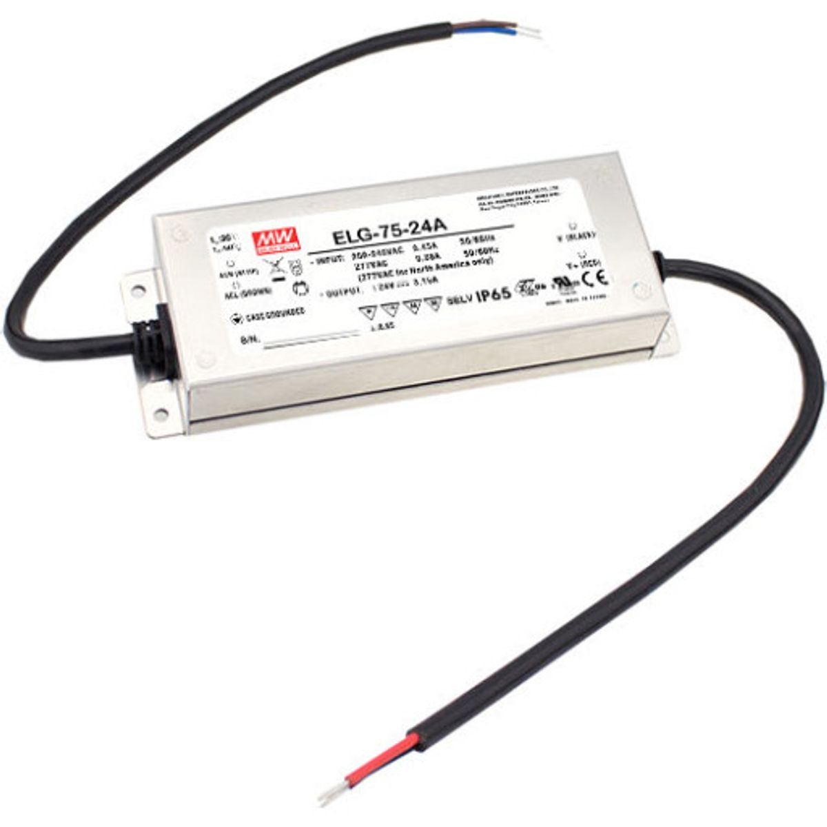 LED Driver ELG-75-24B-3Y, 24VDC 3,15A 75W, IP67