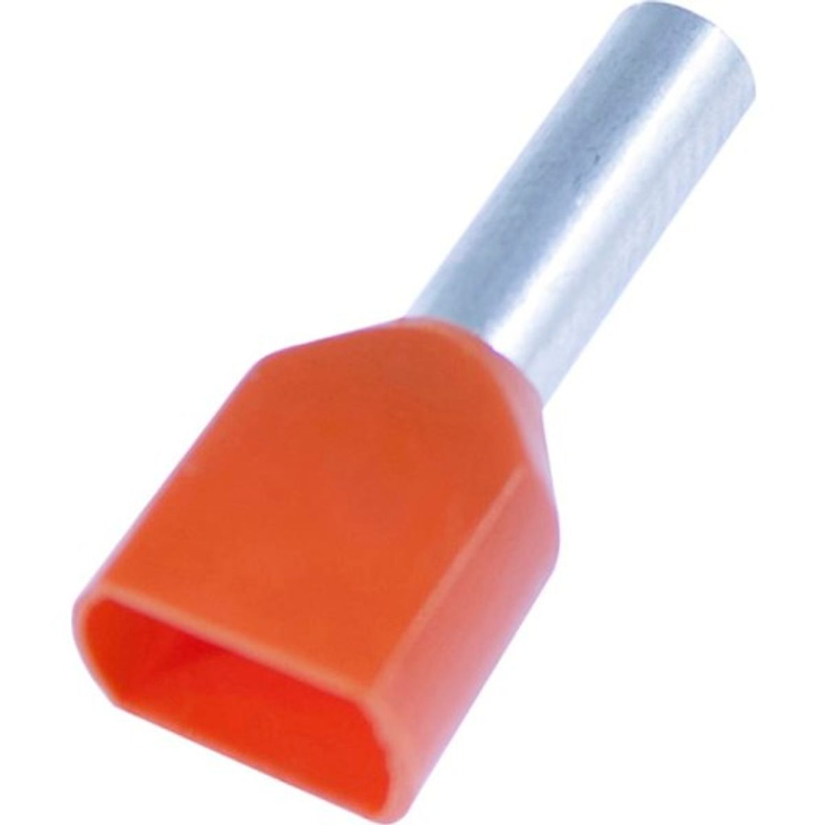 100 stk Tylle Isolerede dobbelt 2x4 mm², orange, Hi 2x4/12 (100) (T)