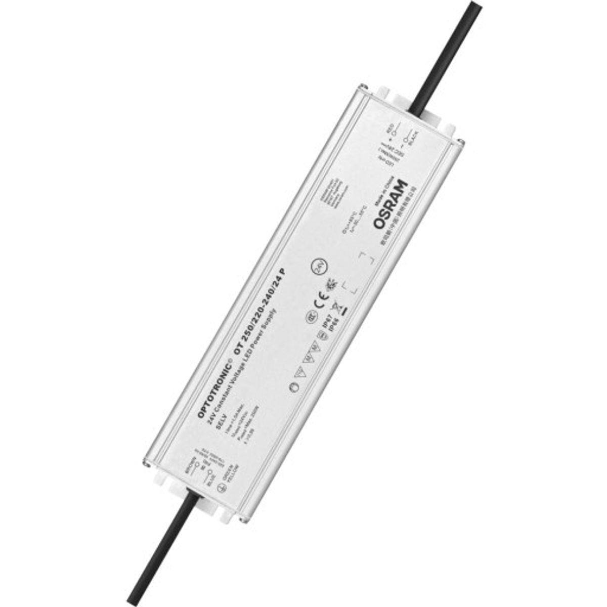 LED Driver Optotronic OT 250W 24V DC, P, IP66/IP67