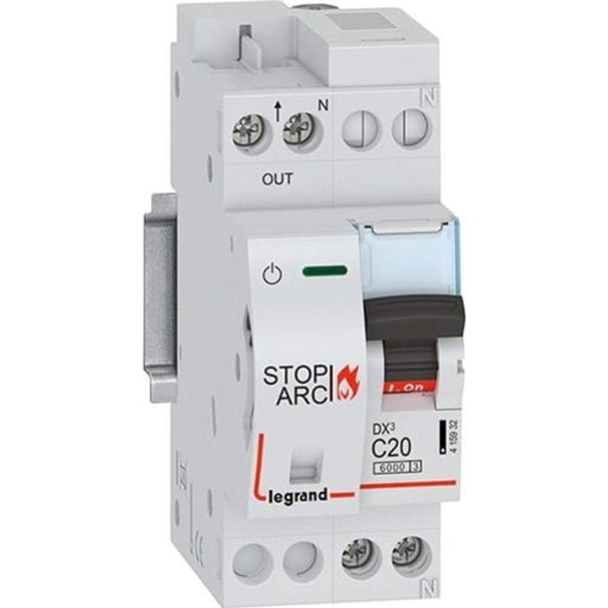 DX3 Gnistdetektor C 20A, 1P+NH, 230V, 6kA, 2M