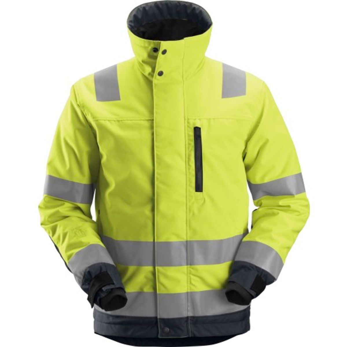 Snickers High-Vis vinterjakke 1130, gul/koksgrå, kl. 3, 2XL