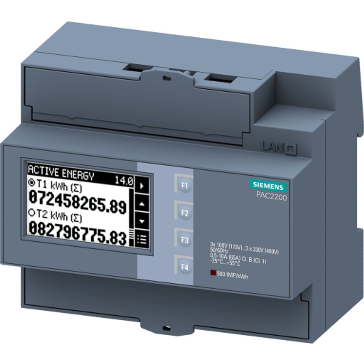 Sentron PAC2200, LCD, L-L:400V, L-N:230V 65A, 7KM2200-2EA40-1CA1