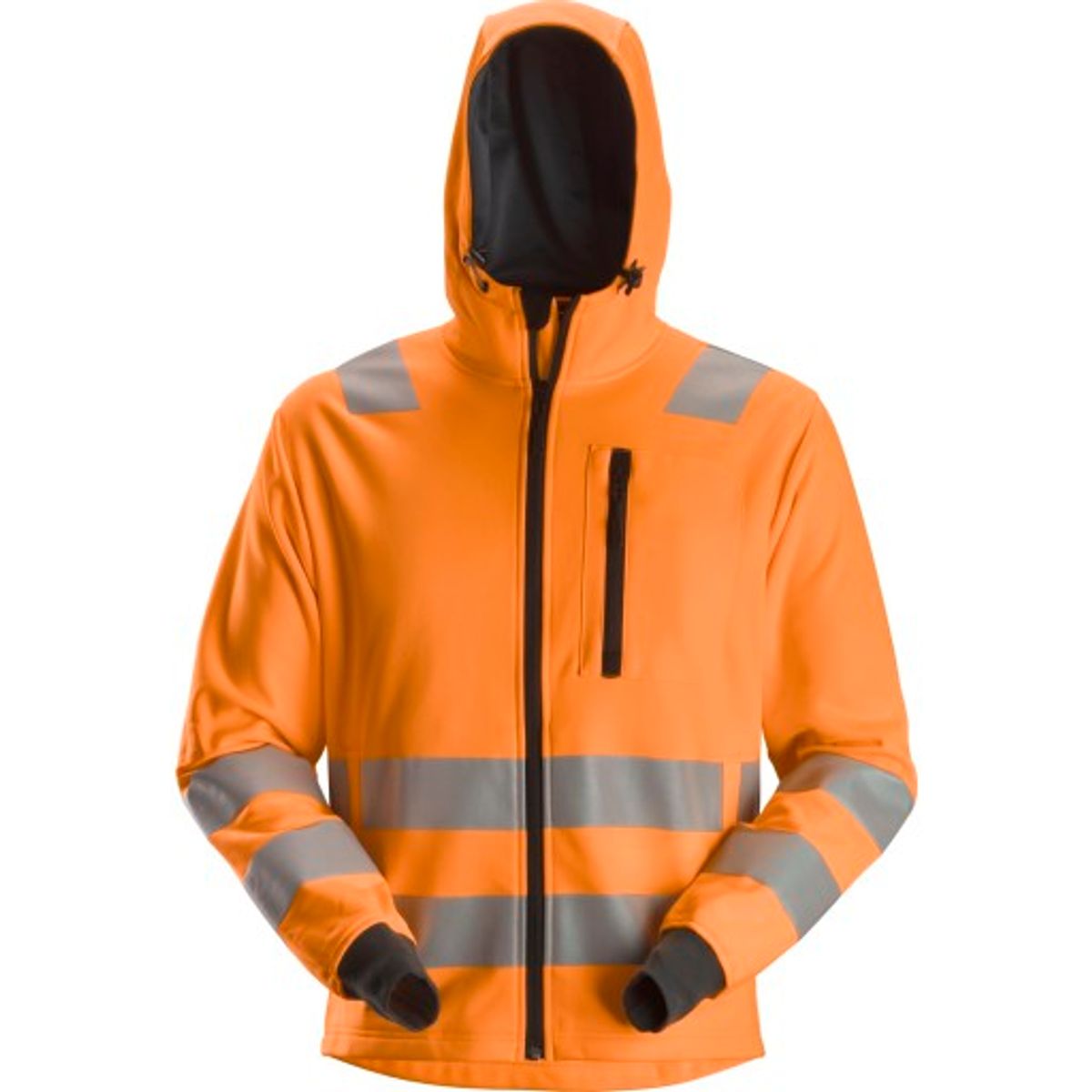 Snickers AllroundWork hættetrøje, 8039 High-Vis orange, kl.3, XL