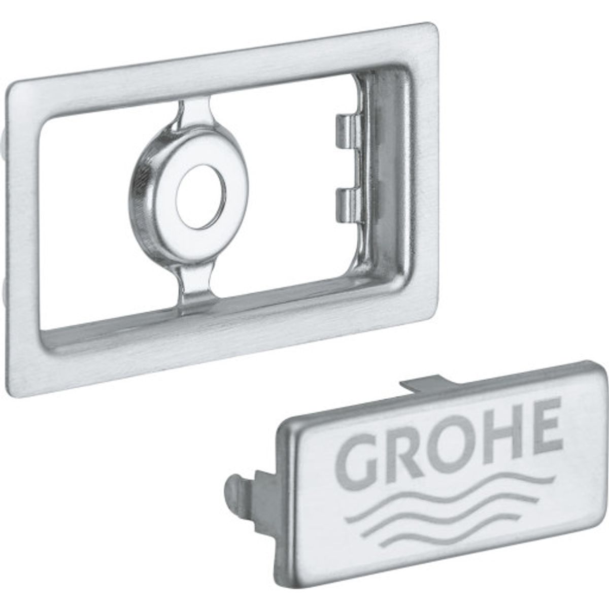 Grohe K700 designkappe til overløb, supersteel