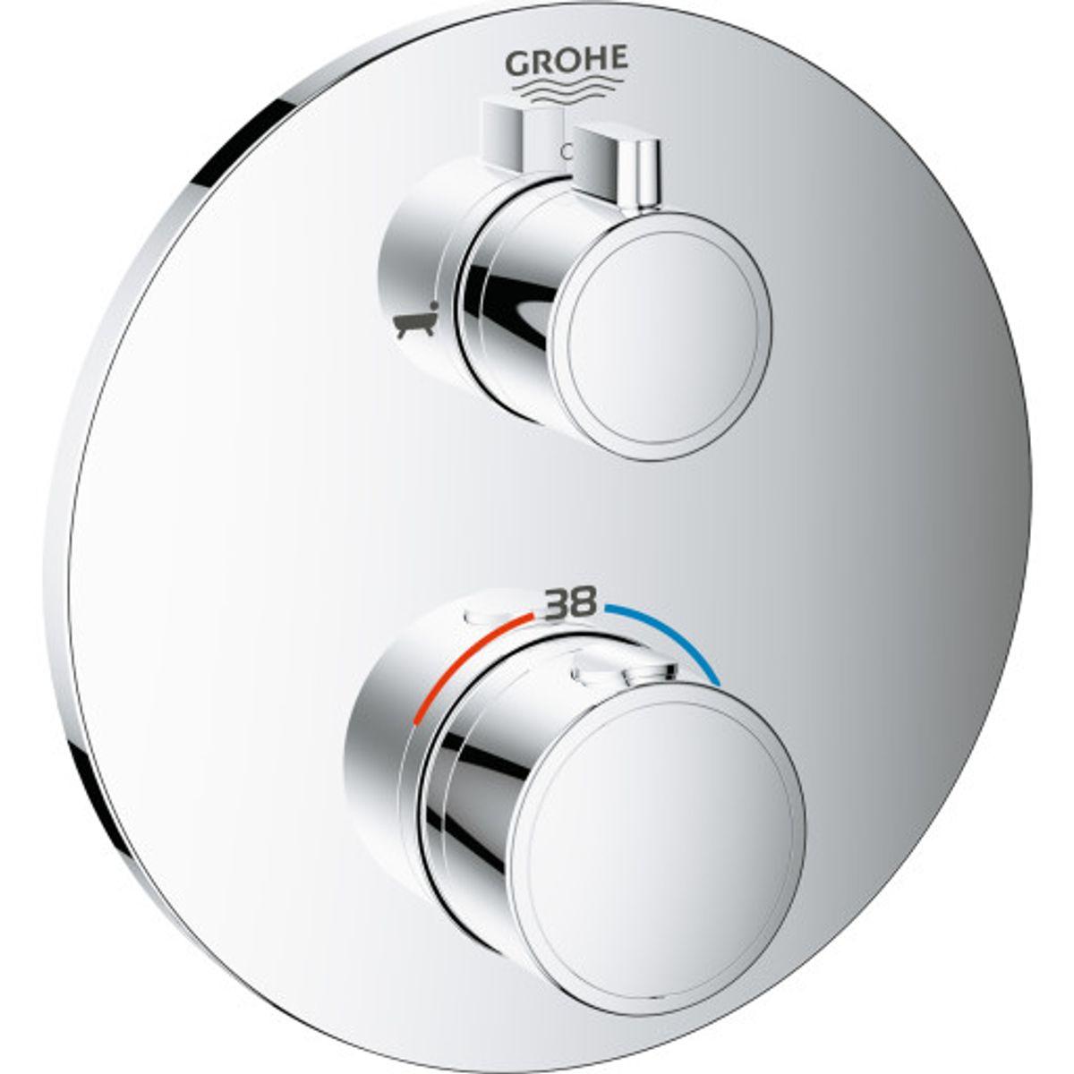 Grohe Grohtherm kararmatur, krom