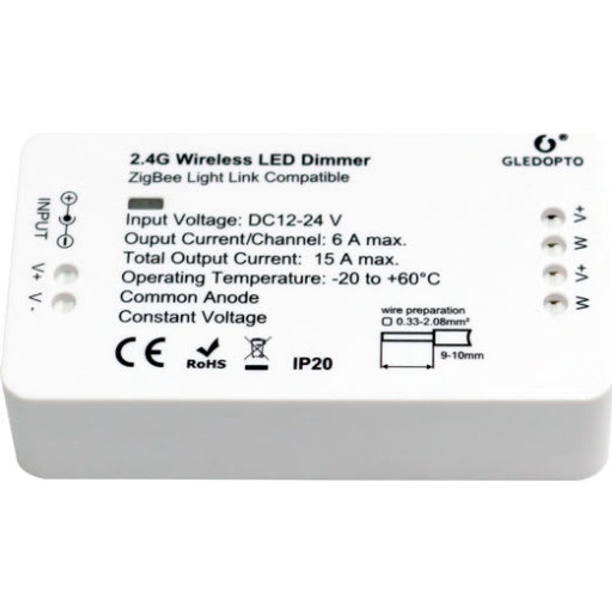 ZIGBEE DÆMPER 12/24V 12A