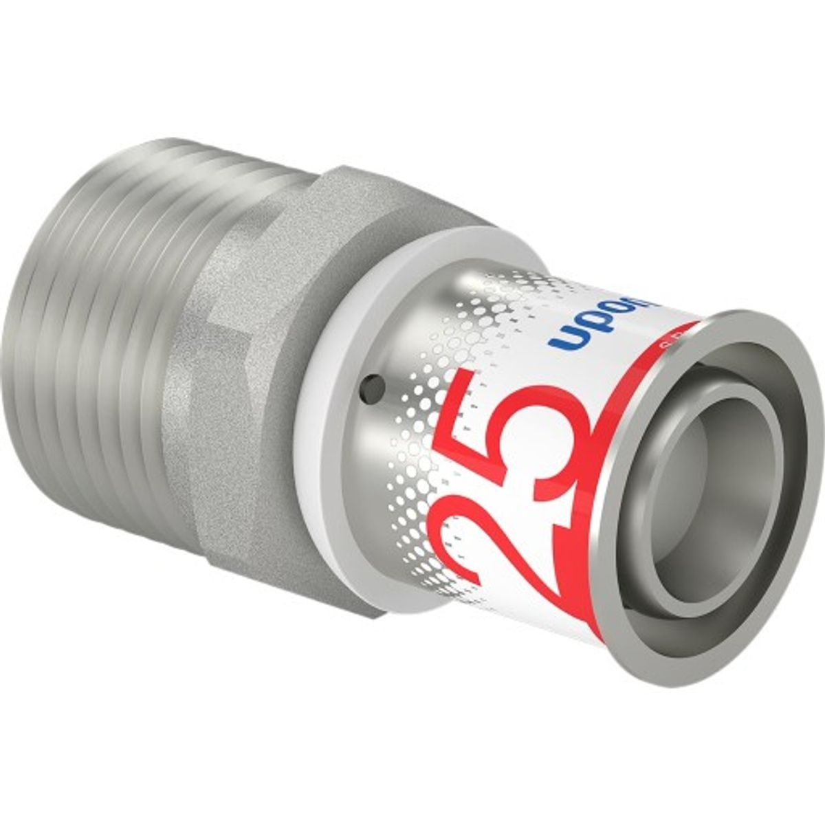 Uponor S-Press Plus overgangsnippel, 25 mm x 1"