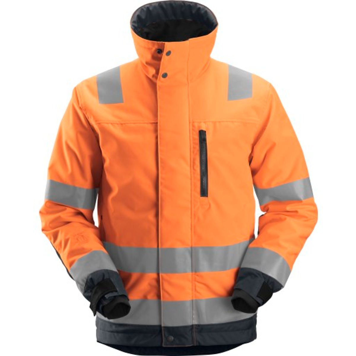 Snickers High-Vis vinterjakke 1130, orange/koksgrå, kl. 3, XL