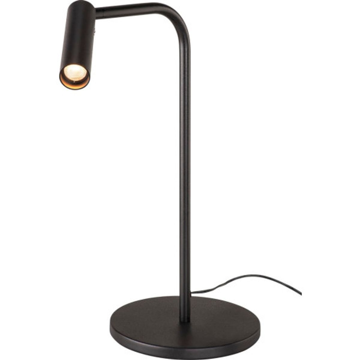 SLV Karpo bordlampe med touch, 6,5W LED, sort