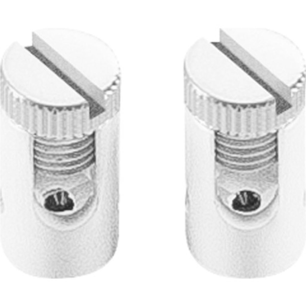 STRØMTILSLUTNING, til TENSEO 12V wiresystem, hvid, 2 stk.