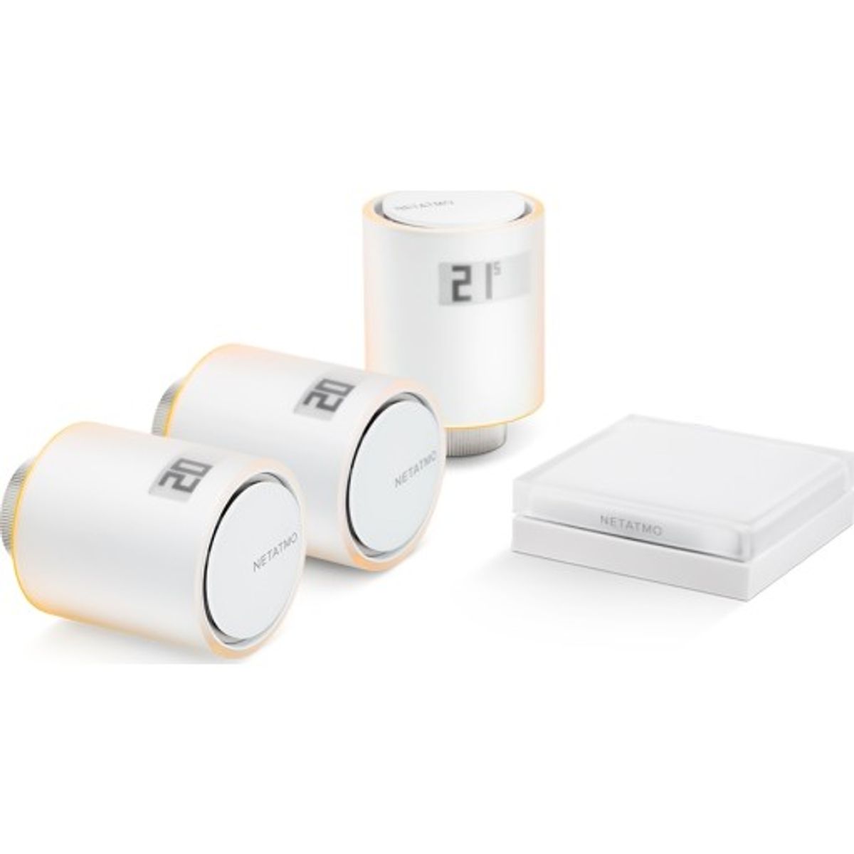 Netatmo termostatpakke med 3 termostater