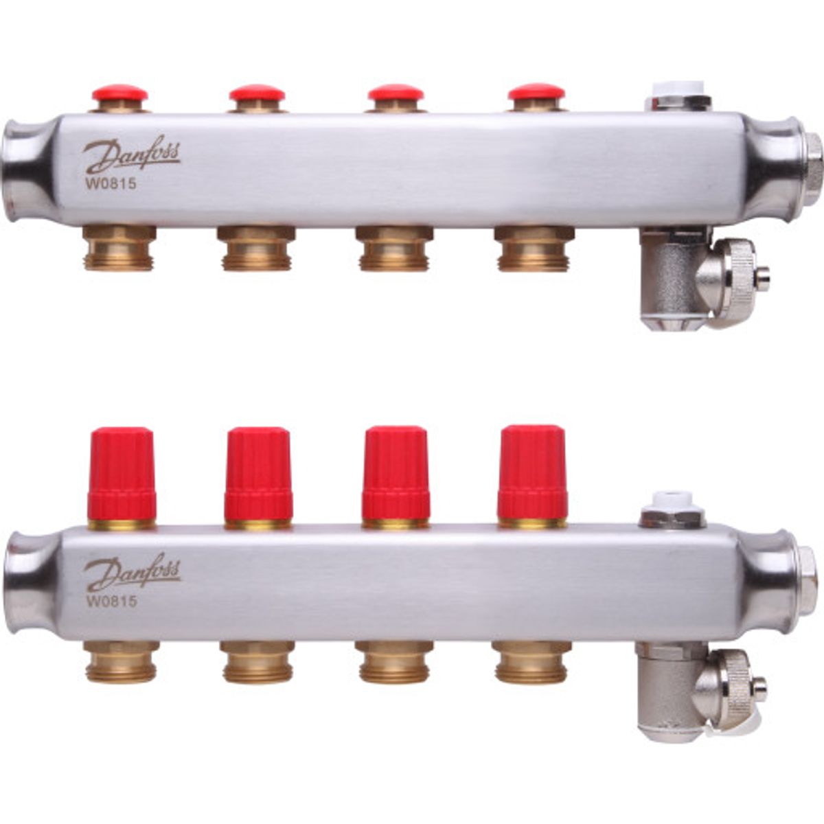 Danfoss SSM manifoldsæt 4+4 m/endestykke