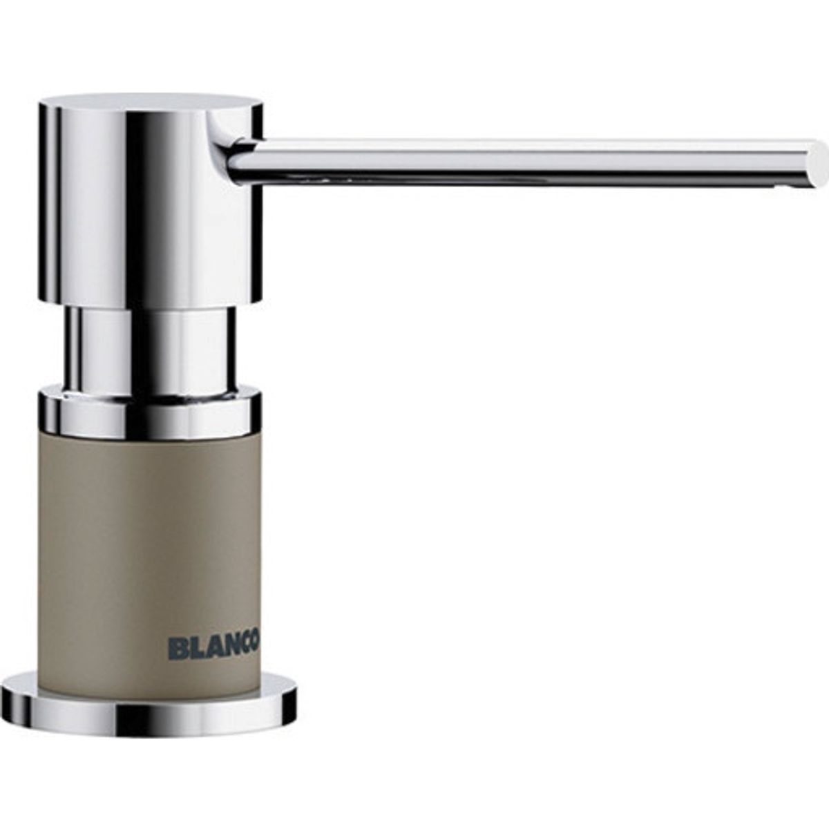 Blanco Lato sæbedispenser, krom/beige