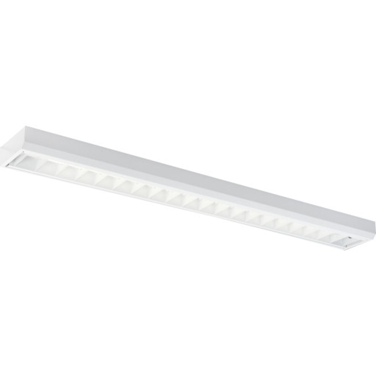 Lareno Modus LED armatur til 1x120 cm rør, hvidt gitter