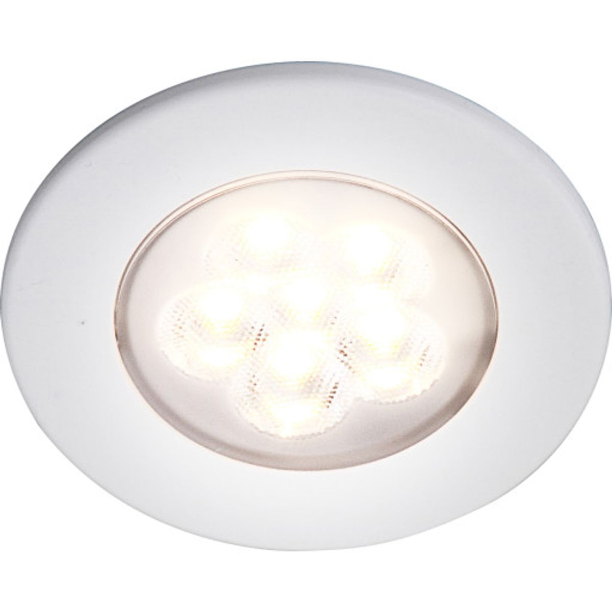 ID-LED spot, 2,3W 3000K, 12V, hvid