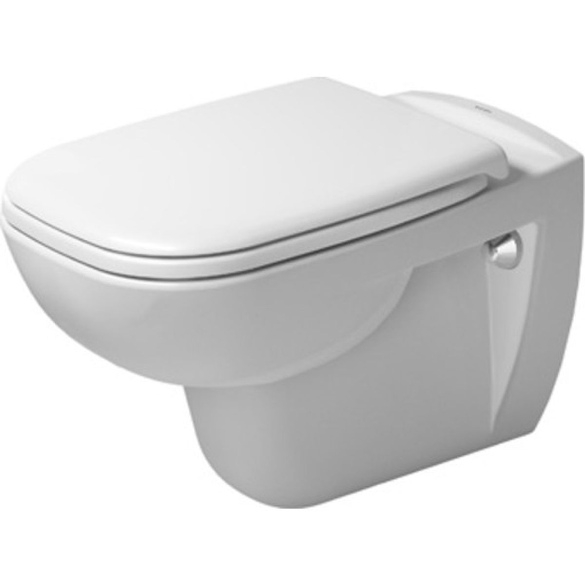 Duravit D-Code væghængt toilet, antibakteriel, hvid