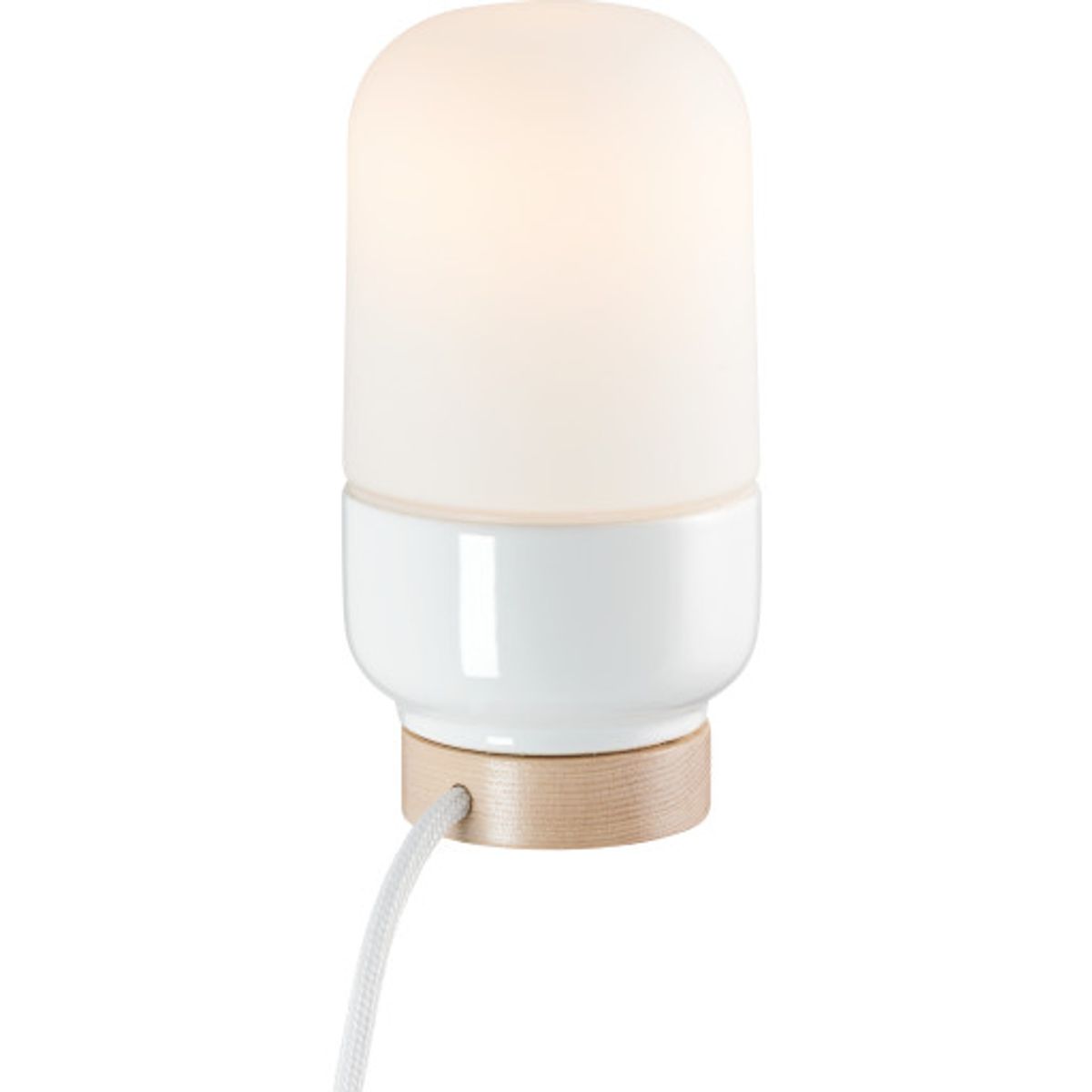 Ifö Electric Ohm bordlampe, hvid, 19 cm