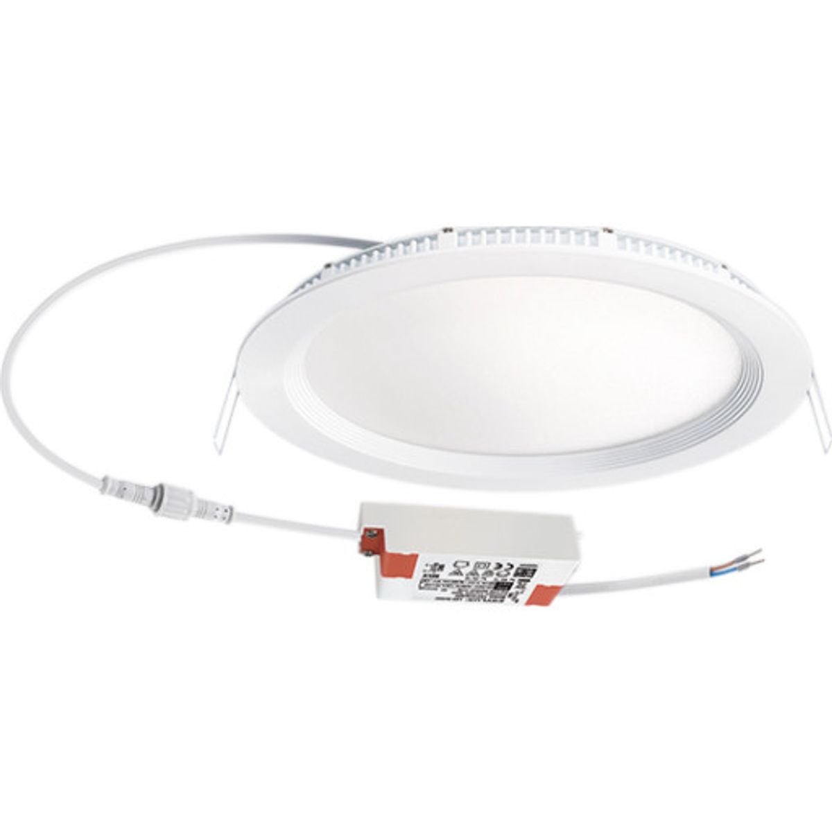 Downlight ELSA-2 DL 225 OP 110°, 1800 lumen, 830, hvid