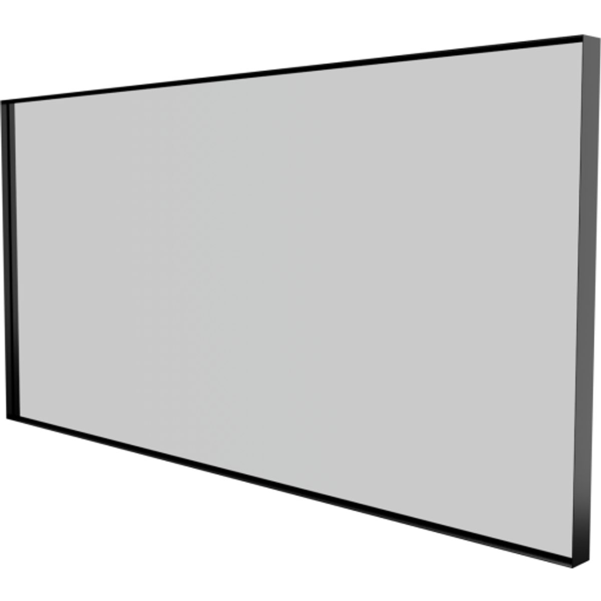 Sanibell Basicline spejl, 120x60 cm, mat sort