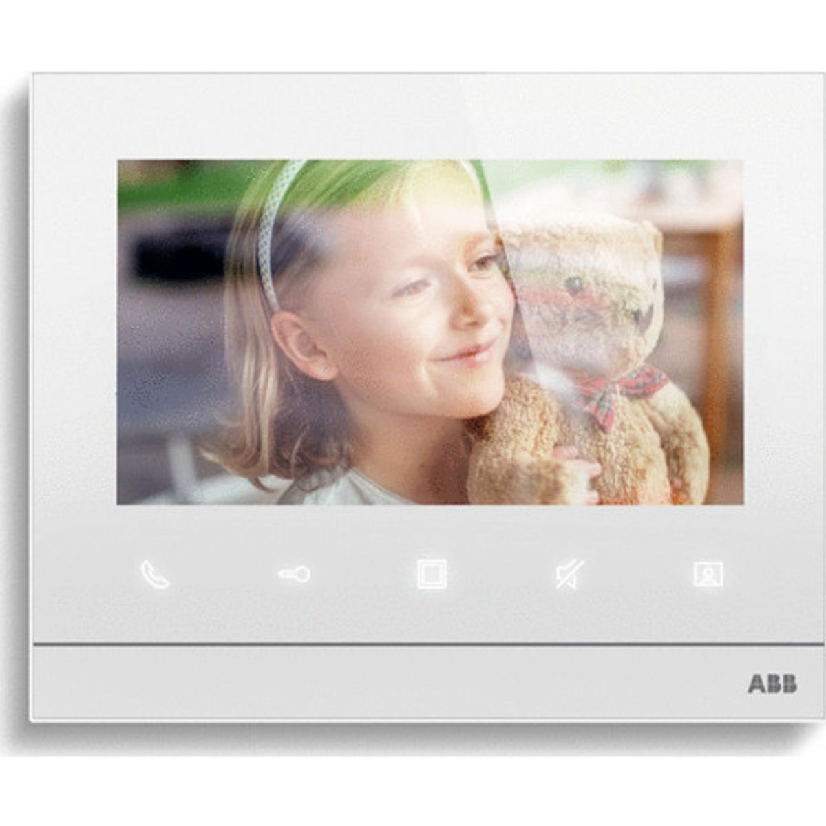 ABB-Welcome M Video-svartelefon 7", hvid, M22381-W-02