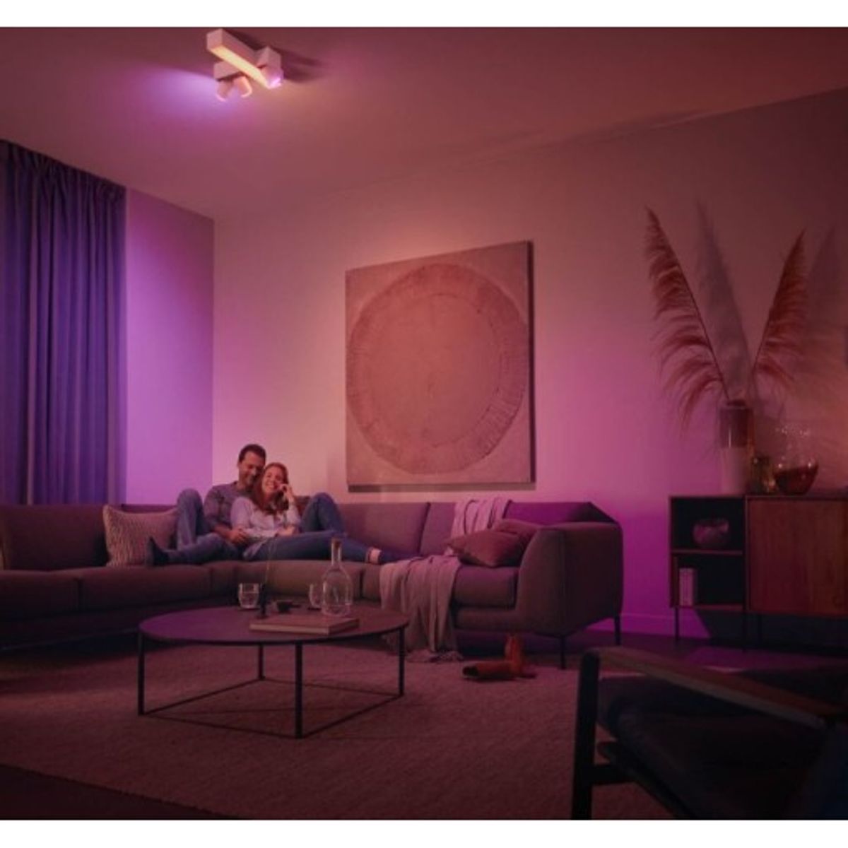 Philips Hue Centris Cross White Color Ambiance spotlampe - hvid