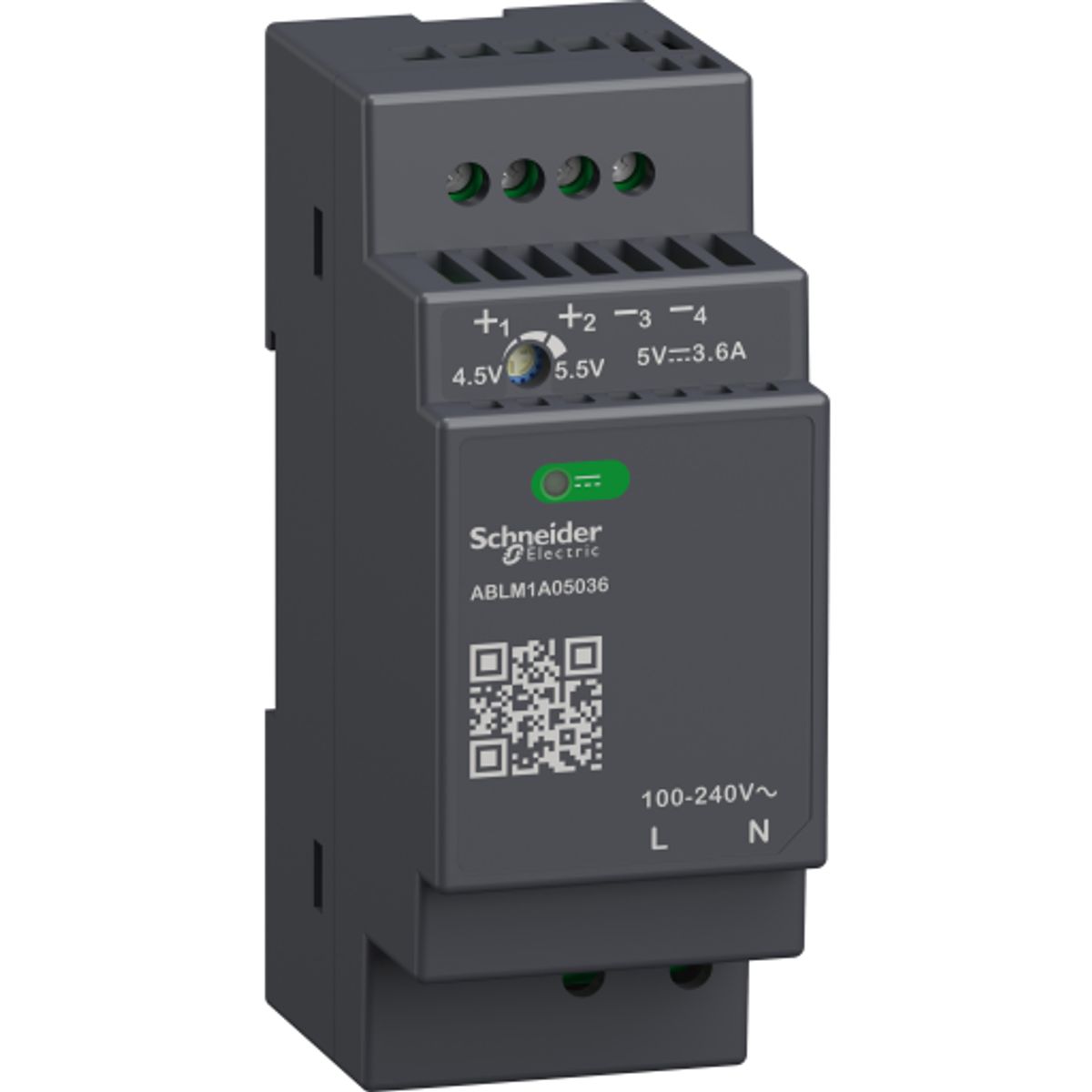 Strømforsyning Switch Mode 5V DC 3,6A modular, ABLM1A05036