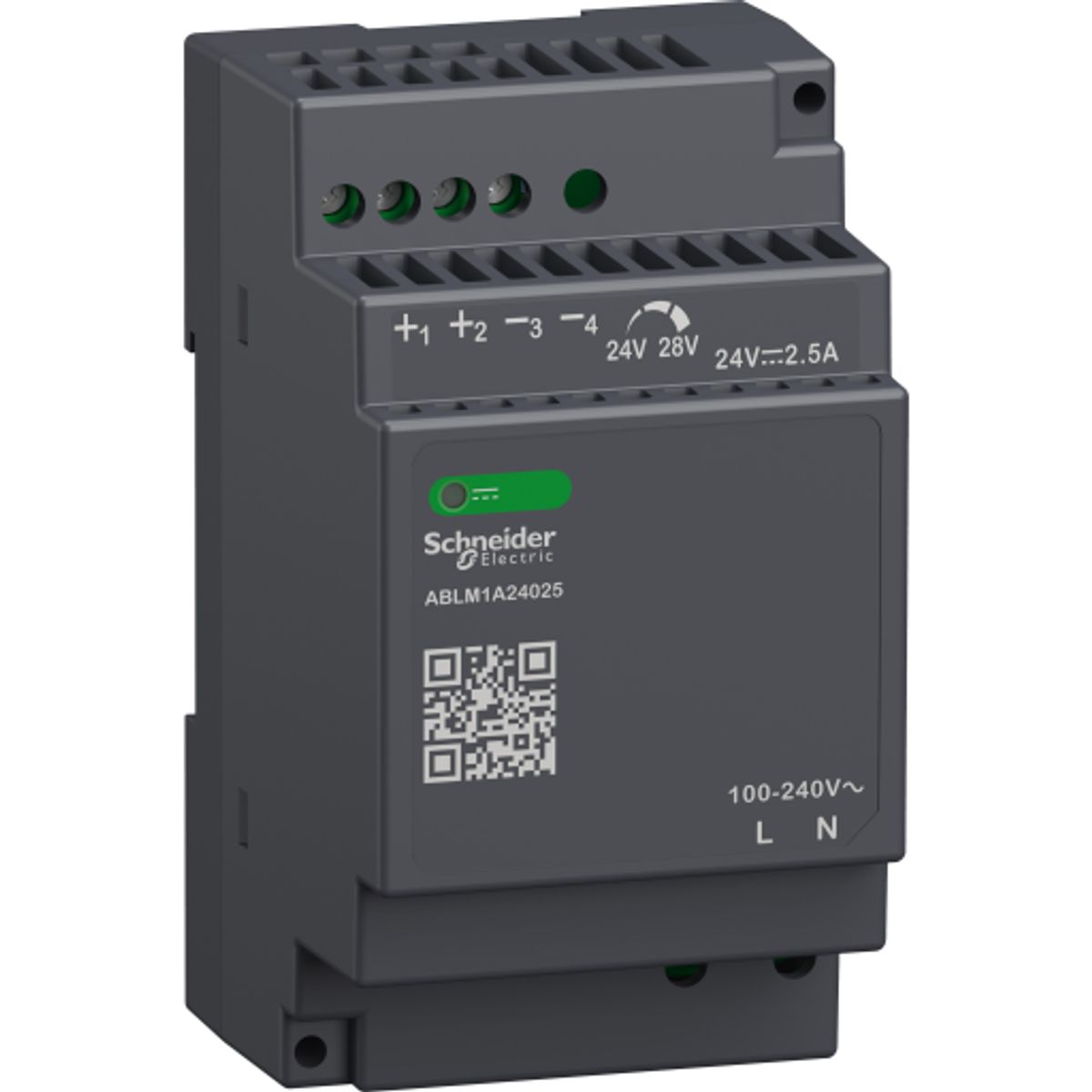 Strømforsyning Switch Mode 24V DC 2,5A modular, ABLM1A24025