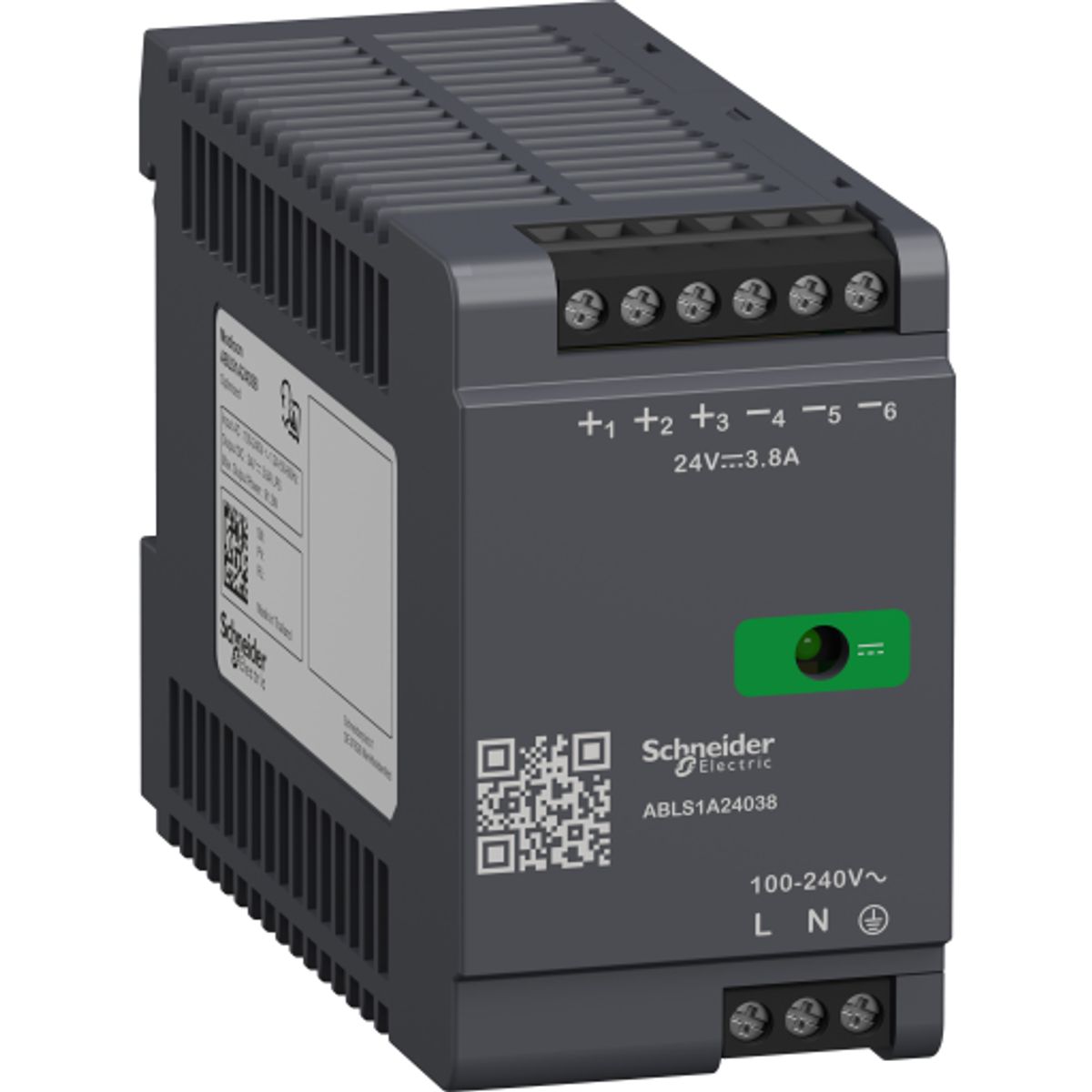 Strømforsyning Switch Mode 24V DC 3,8A 1F, optimized, ABLS1A24038