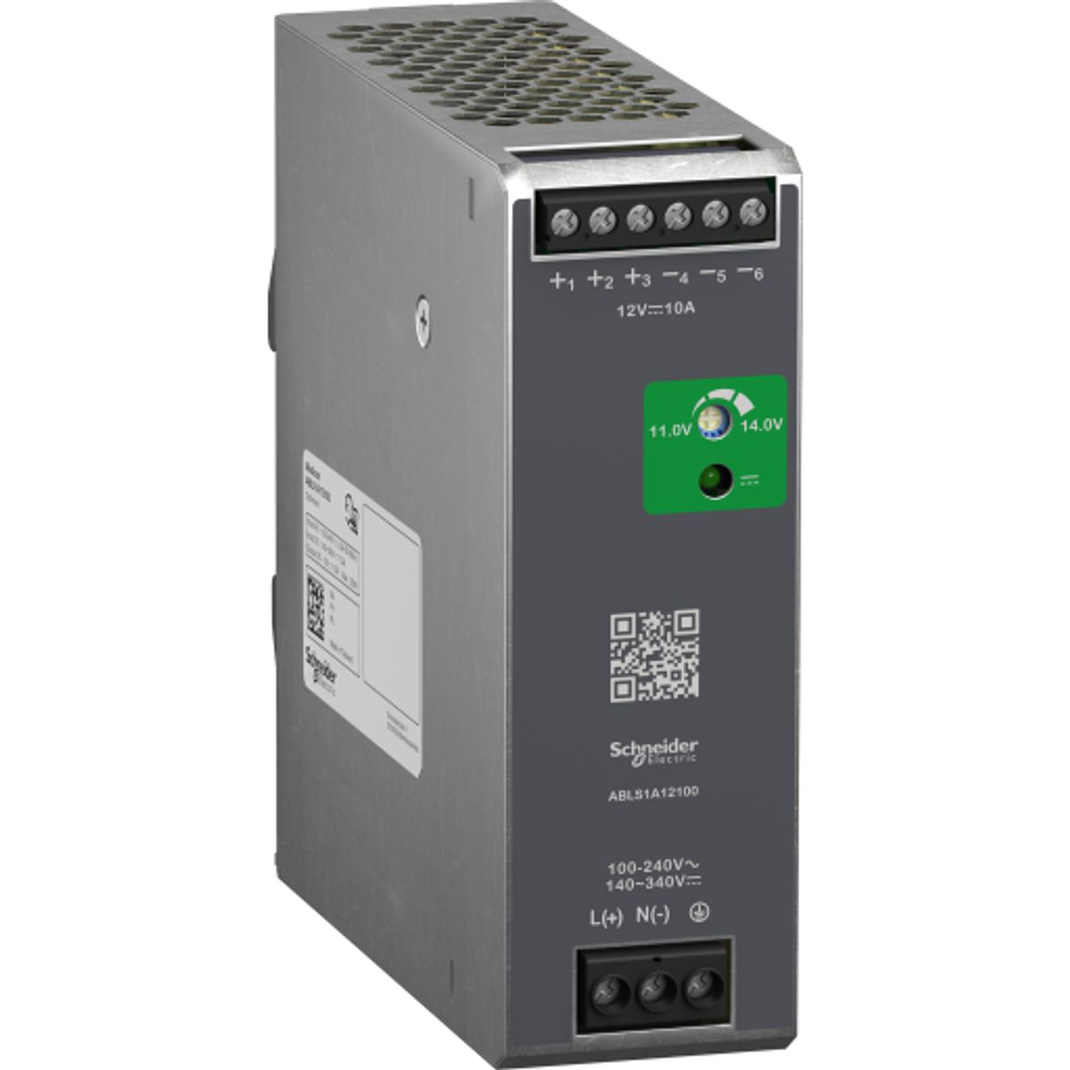 Strømforsyning Switch Mode 12V DC 10A 1F, optimized, ABLS1A12100