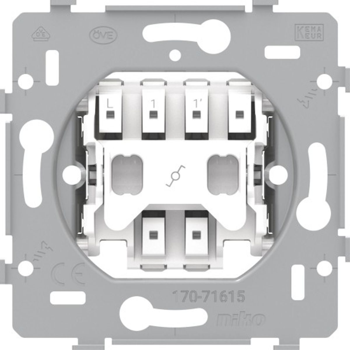 Korrespondance-afbryder, 10A/250Vac