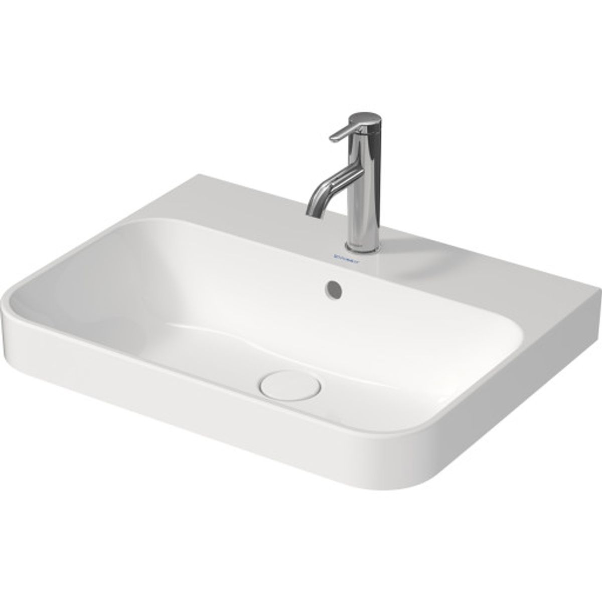 Duravit Happy D.2 Plus håndvask, 60x46 cm, hvid