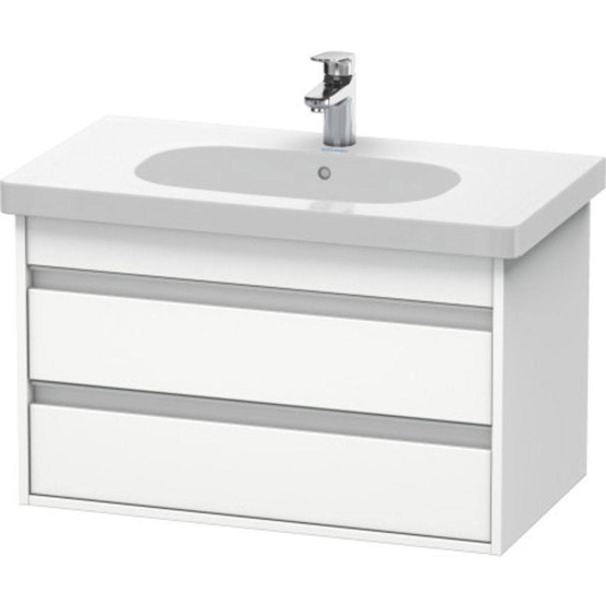 Duravit Ketho møbelpakke 85x48 cm, mat hvid