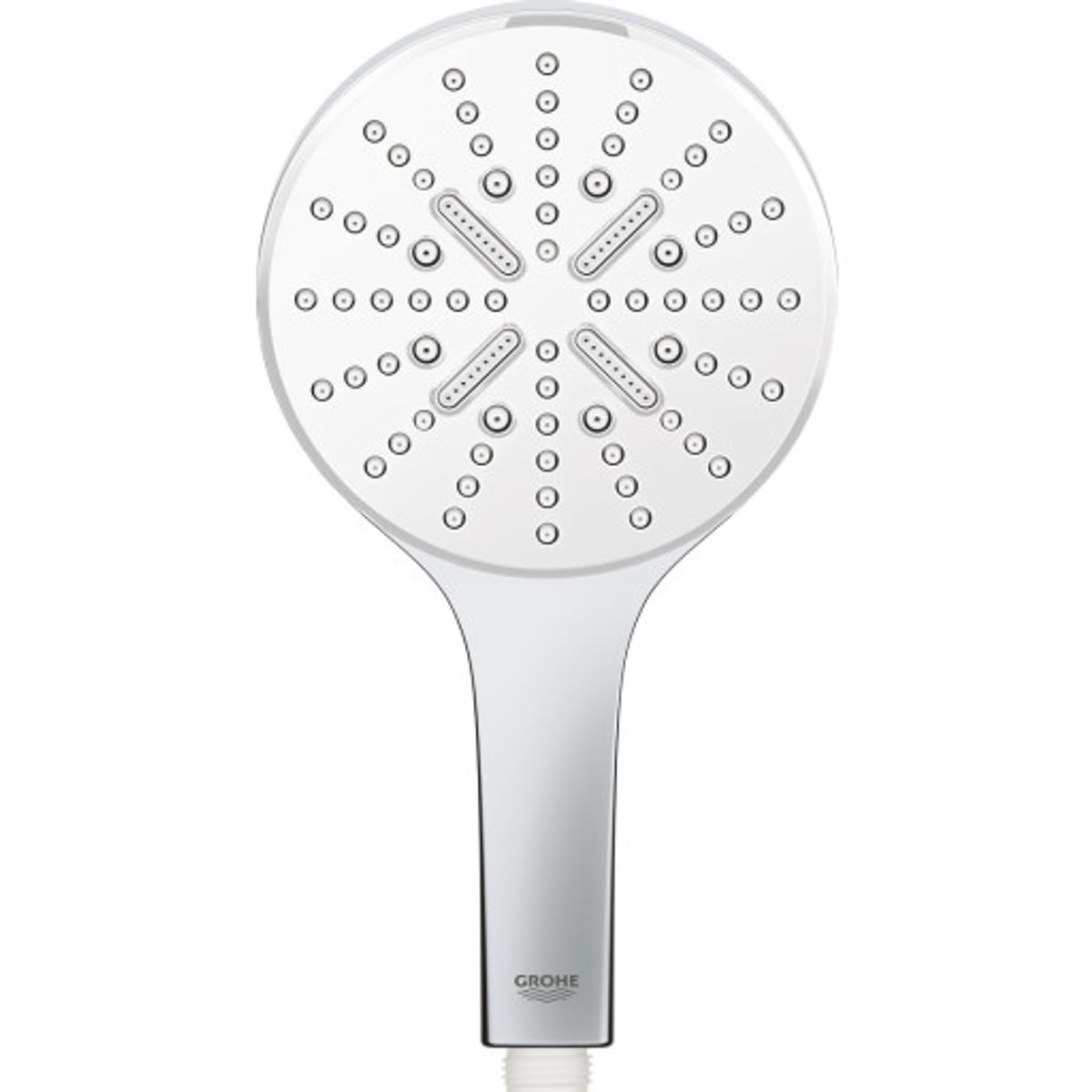 Grohe Rainshower SmartActive 130 håndbruser, vandbesparende, krom/hvid