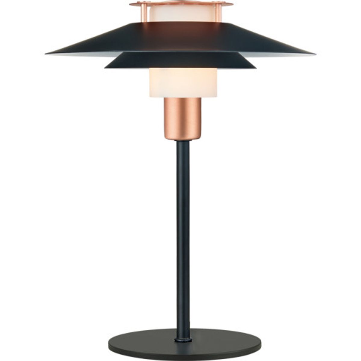 Halo Design Rivoli bordlampe, sort/kobber