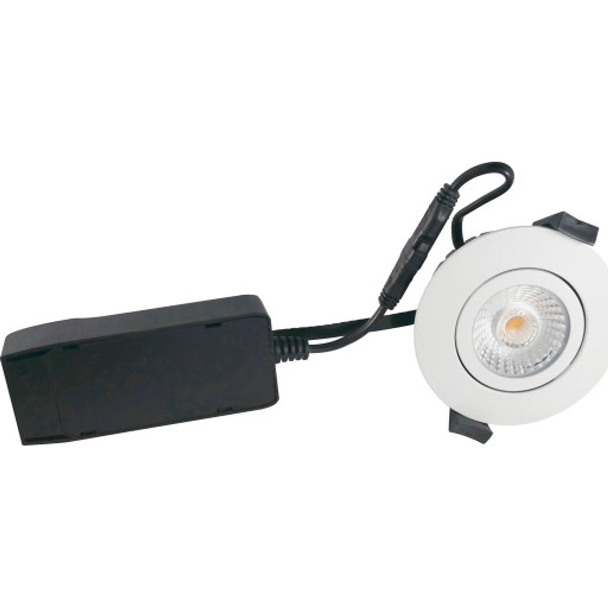 Downlight Low Profile ECO LED 6W 420 lumen, 2700K, rund, mat hvid