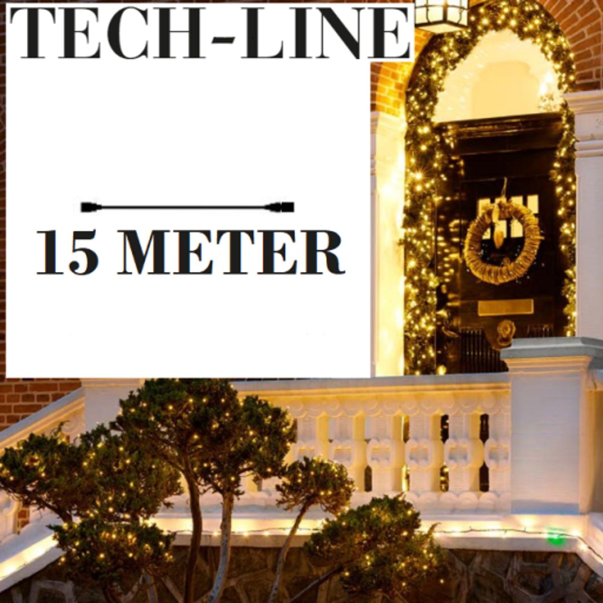 Sirius Tech-Line forlængerledning, 15 meter