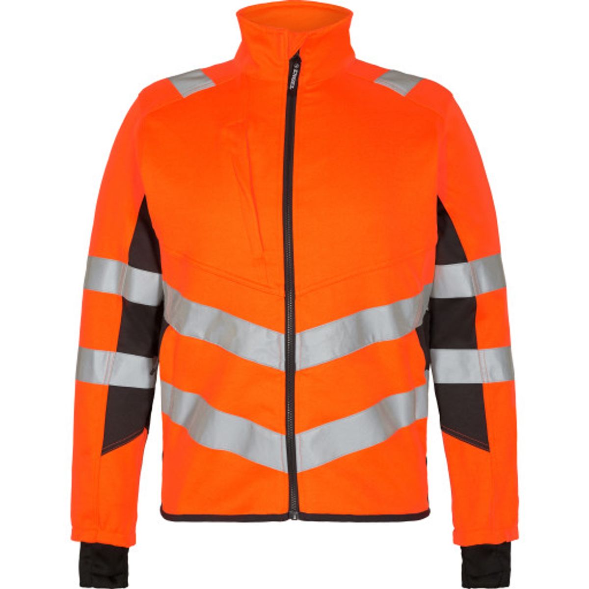 FE Engel arbejdsjakke 1544, EN 20471 kl.2, orange/grå, str. 3XL