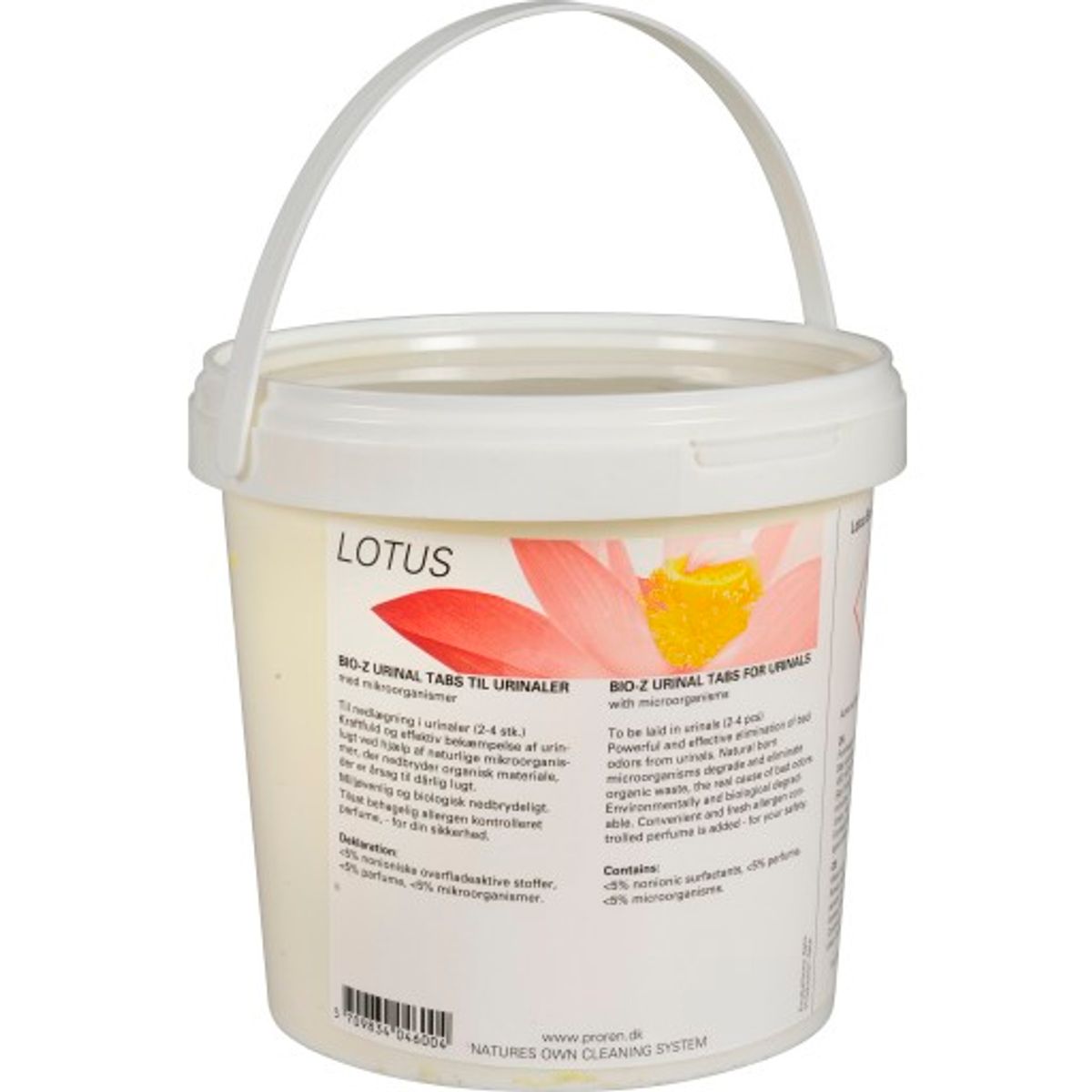 Lotus urinaltabs med citrusduft, med parfume, 1 kg