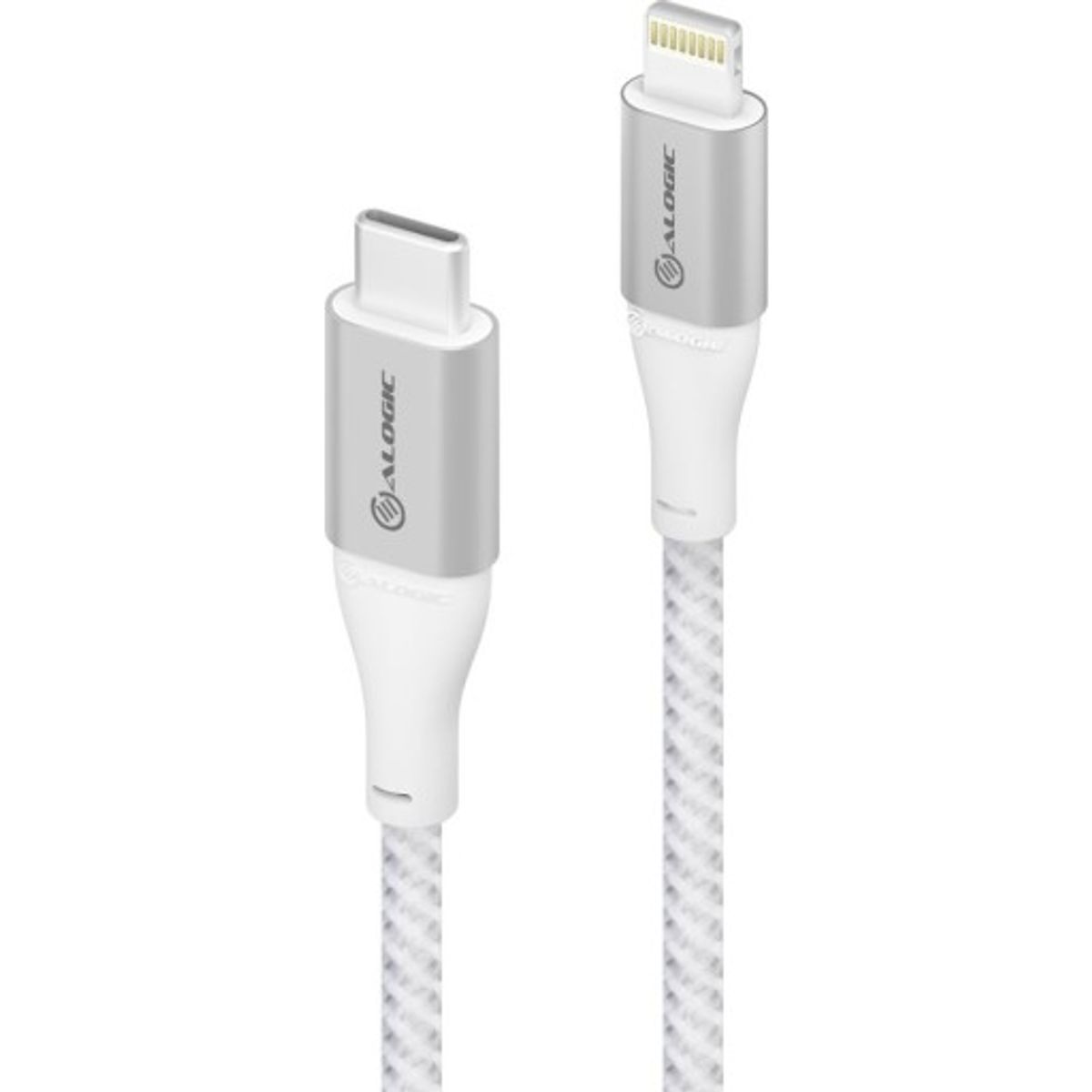 Alogic ladekabel USB-C til iPhone, sølv