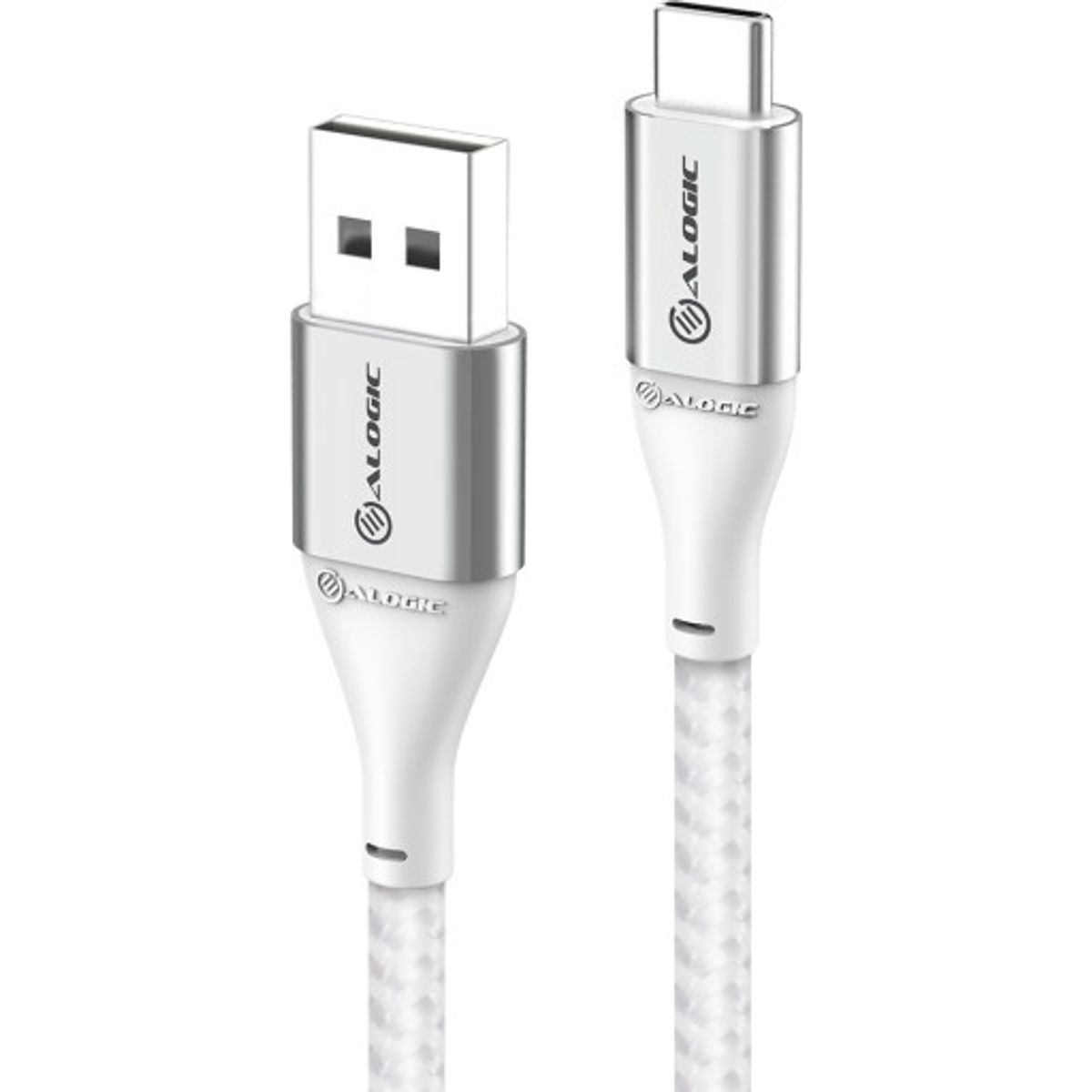 Alogic ladekabel USB-A til USB-C, sølv, 1,5 meter