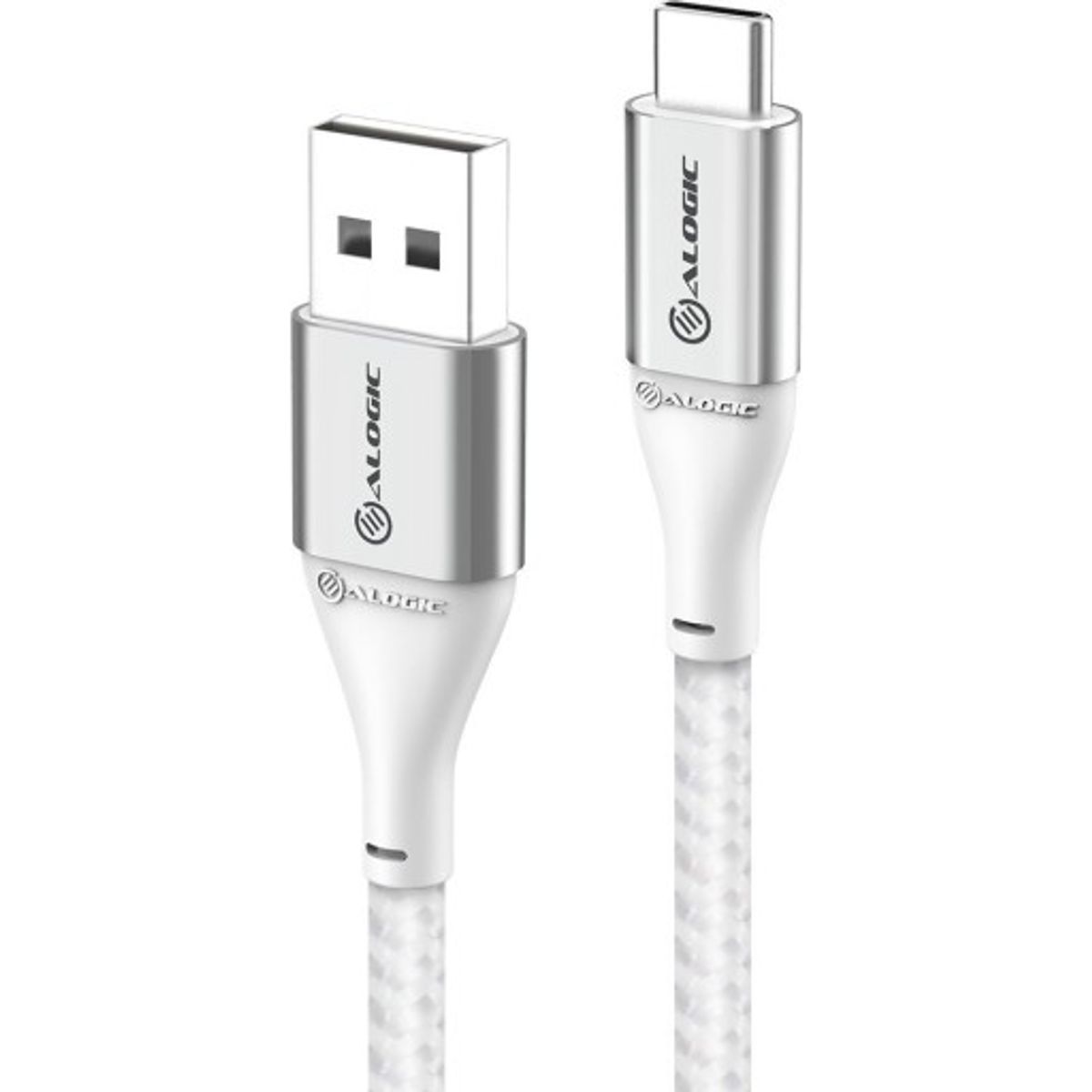 Alogic ladekabel USB-A til USB-C, sølv, 3 meter