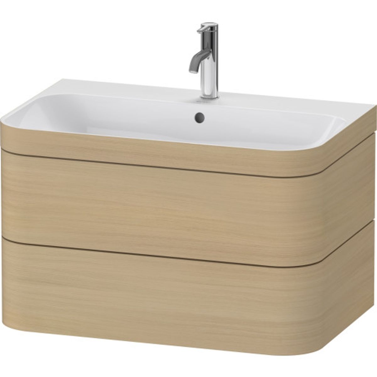 Duravit Happy D.2 møbelpakke, 77,5x49 cm, eg