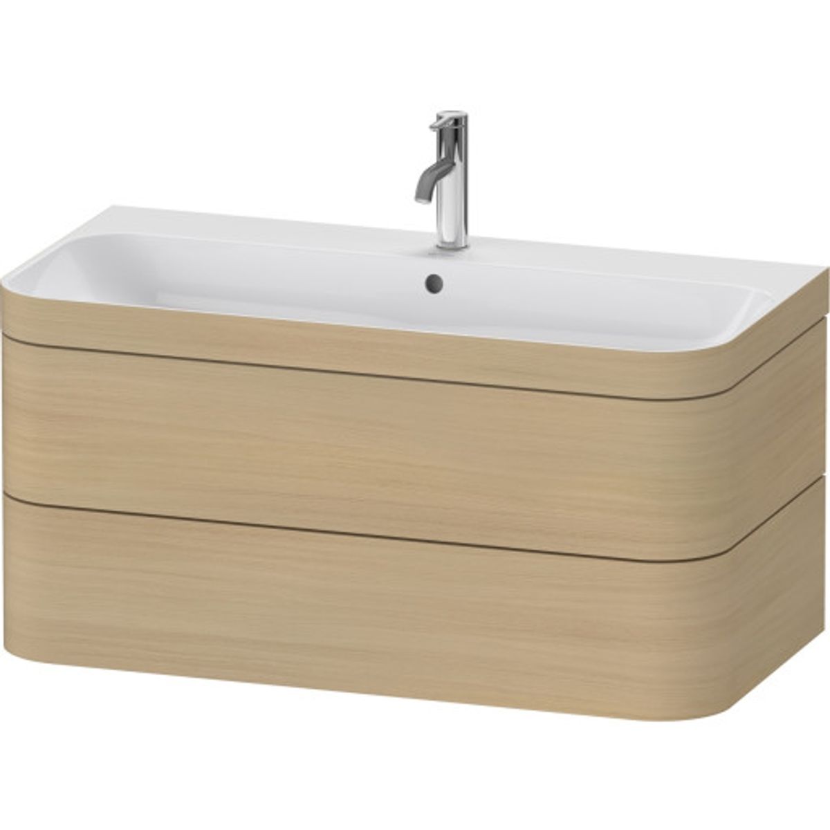 Duravit Happy D.2 møbelpakke, 97,5x49 cm, eg