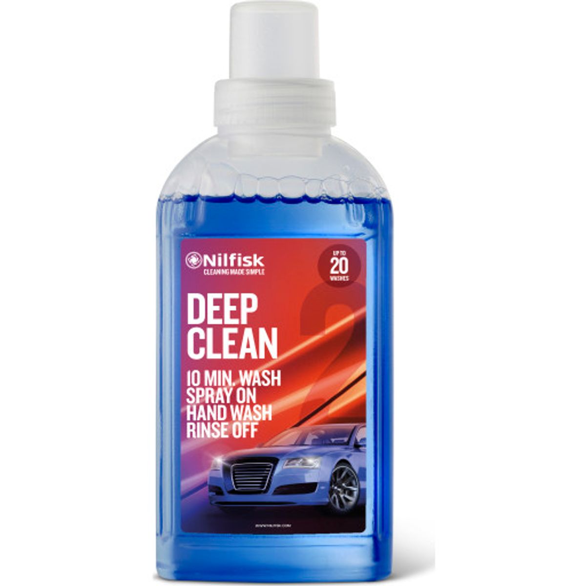 Nilfisk Deep Clean 500ml - autoshampoo til køretøjer