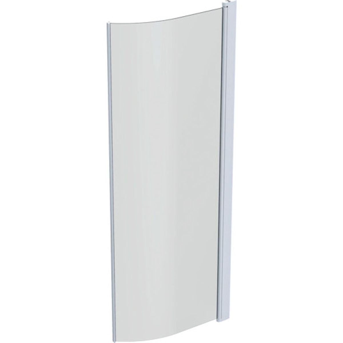 Contura Shower Space brusedør, 63,1 cm, frostet glas, hvid profil