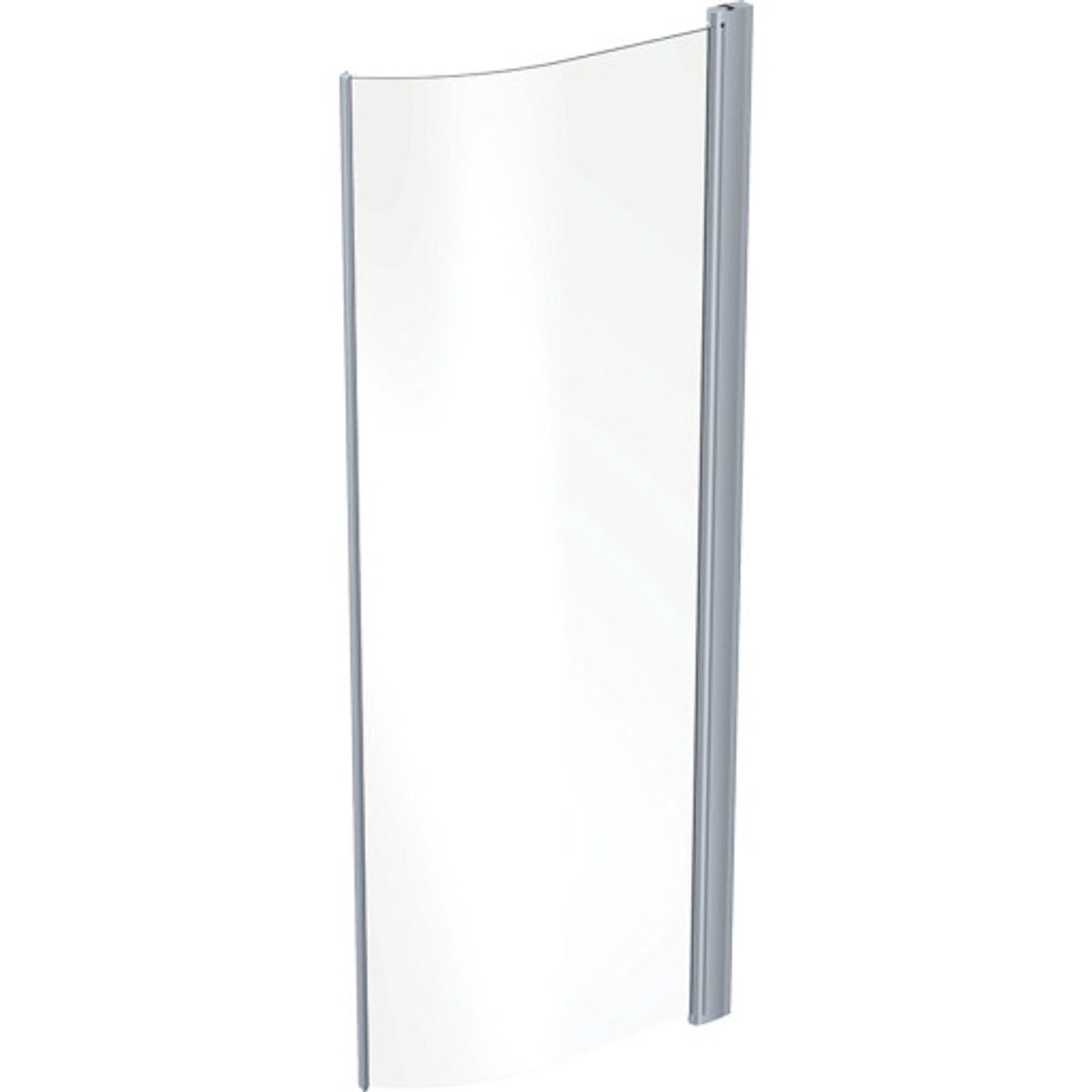 Contura Shower Space brusedør, 73,1 cm, klart glas, aluminium profil