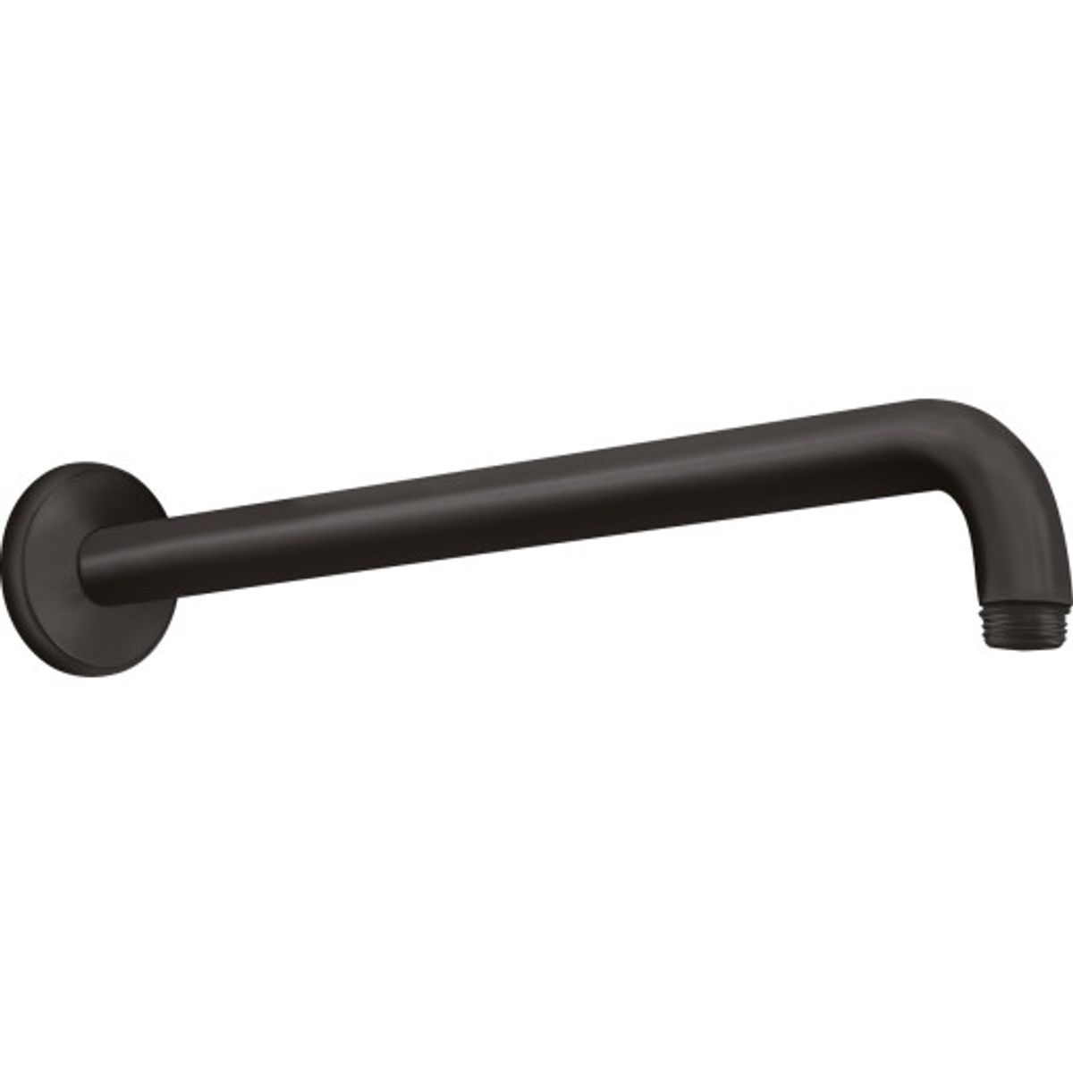 Hansgrohe brusearm, 38,9 cm, mat sort